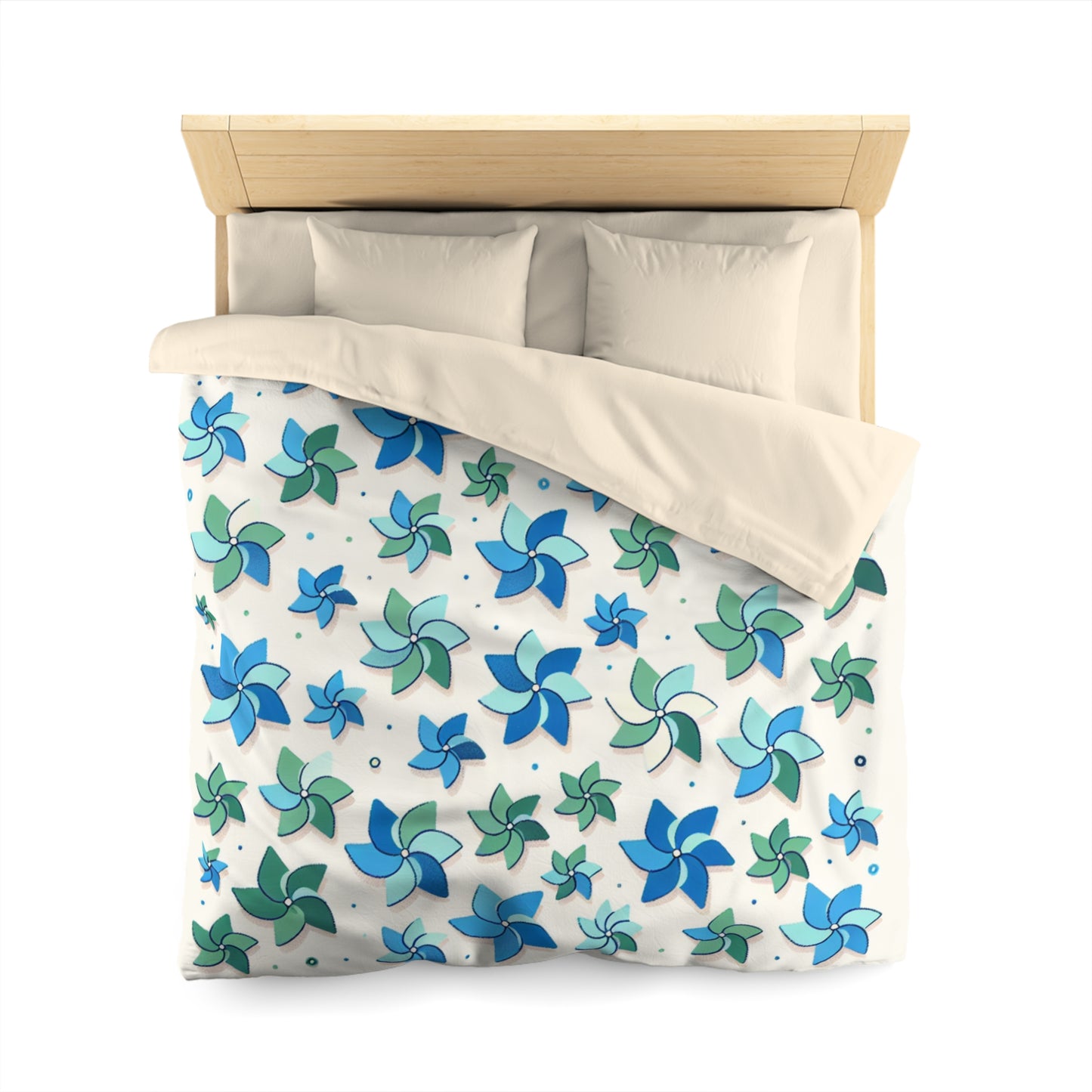 Pinwheel Microfiber Duvet Cover