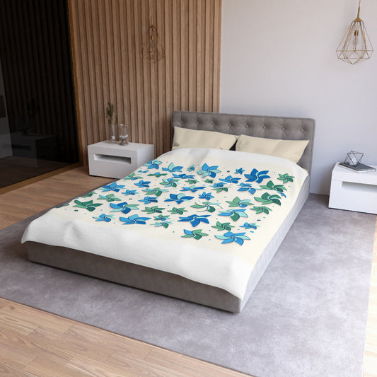 Pinwheel Microfiber Duvet Cover