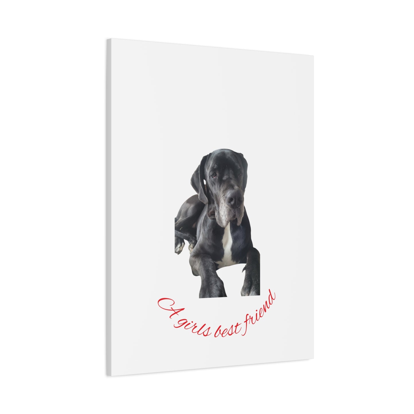 Personalized Dog Portrait Canvas Art - Custom Matte Wall Decor