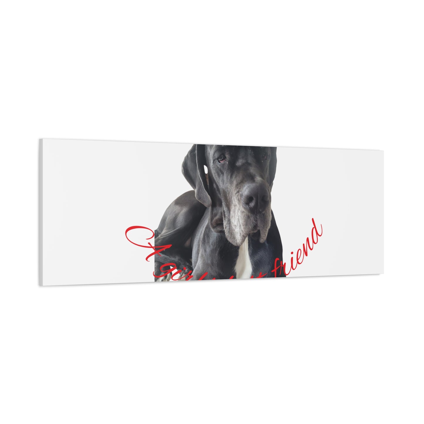 Personalized Dog Portrait Canvas Art - Custom Matte Wall Decor