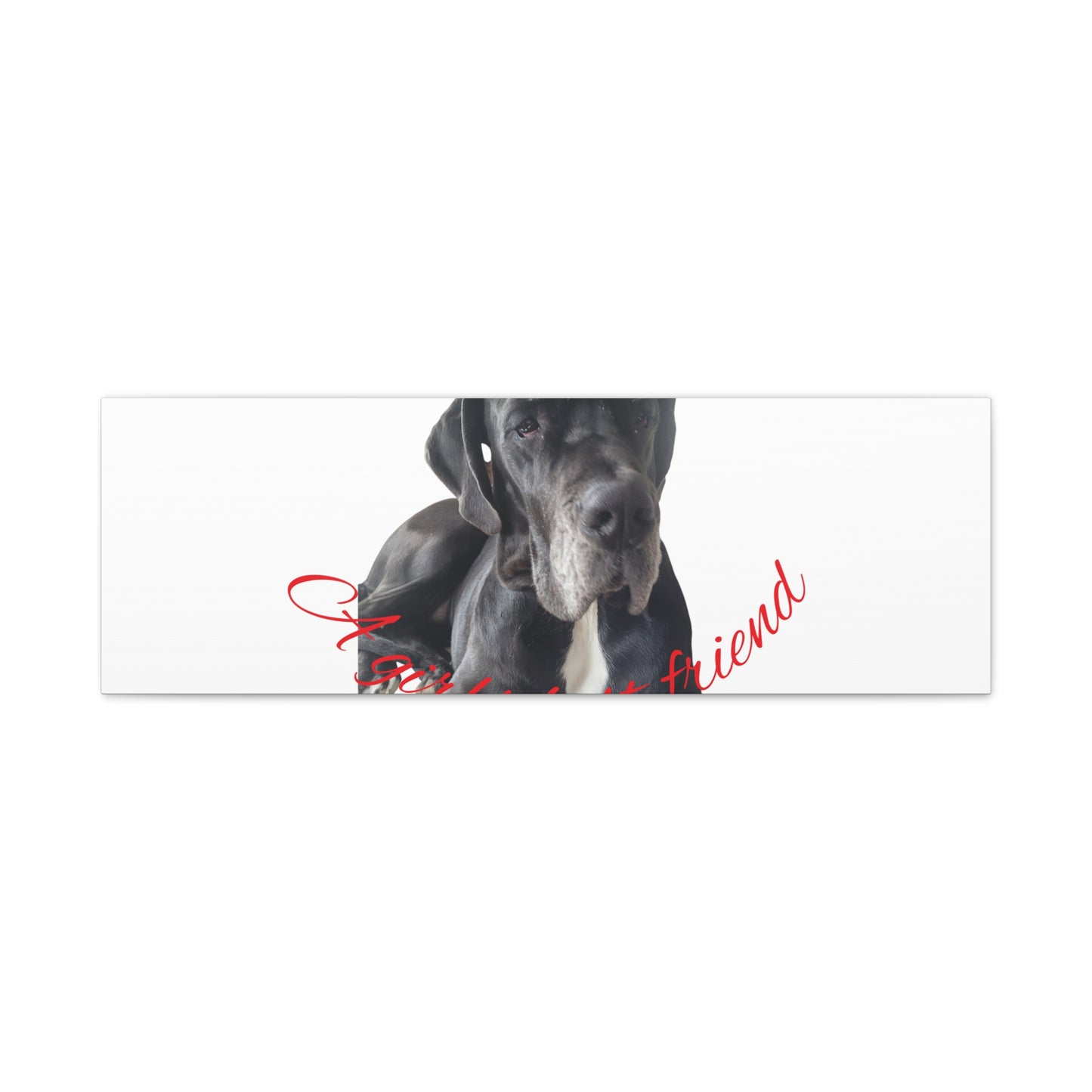 Personalized Dog Portrait Canvas Art - Custom Matte Wall Decor