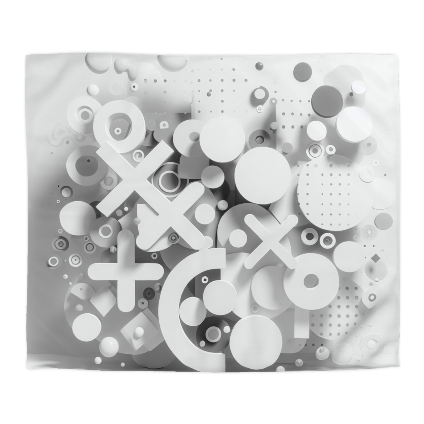 Modern Geometric Microfiber Duvet Cover - Stylish Bedspread for Minimalist Bedrooms