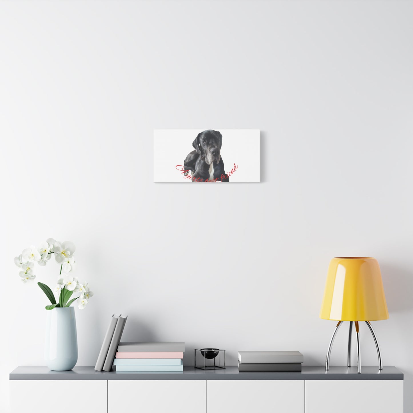 Personalized Dog Portrait Canvas Art - Custom Matte Wall Decor