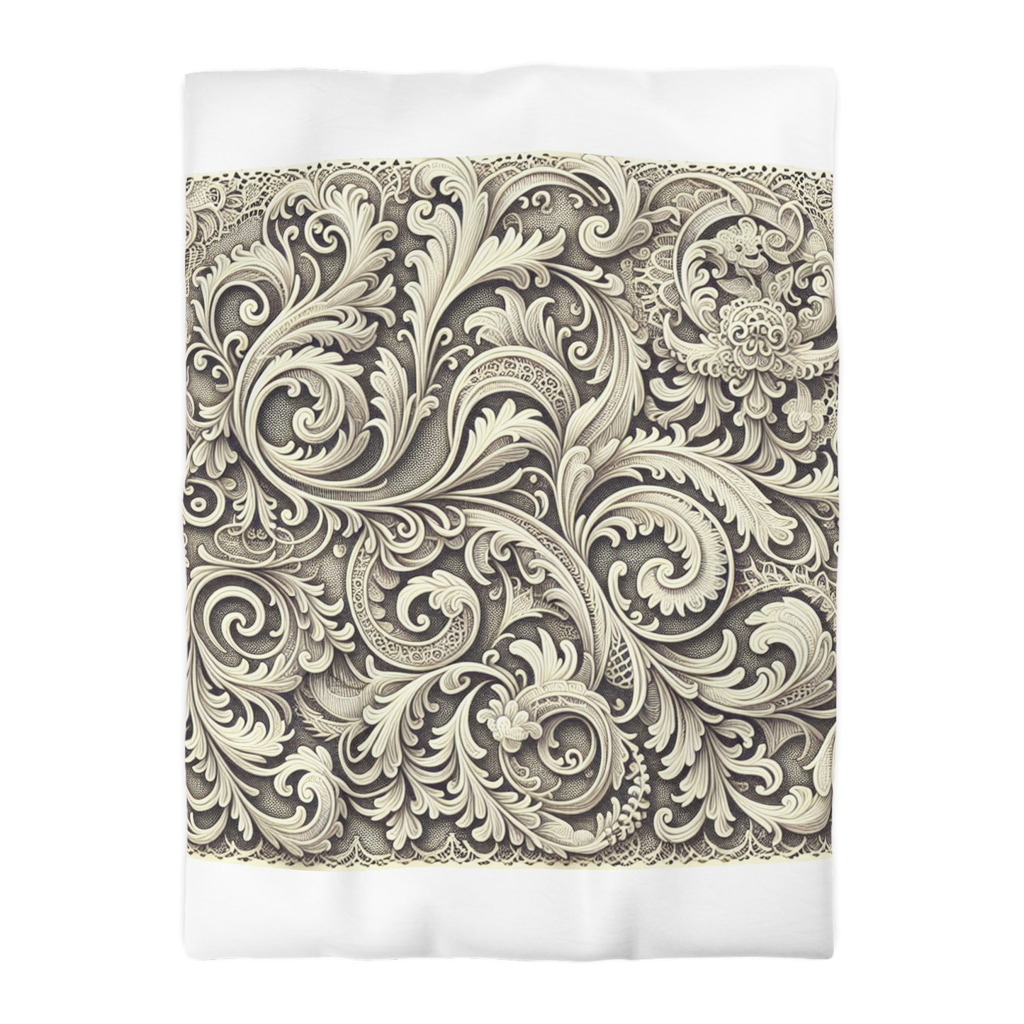 Vintage Floral Microfiber Duvet Cover - Luxurious Home Bedding
