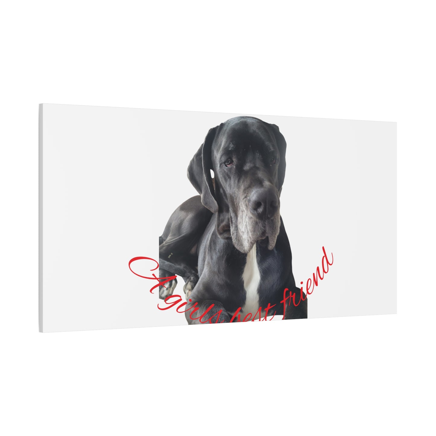 Personalized Dog Portrait Canvas Art - Custom Matte Wall Decor
