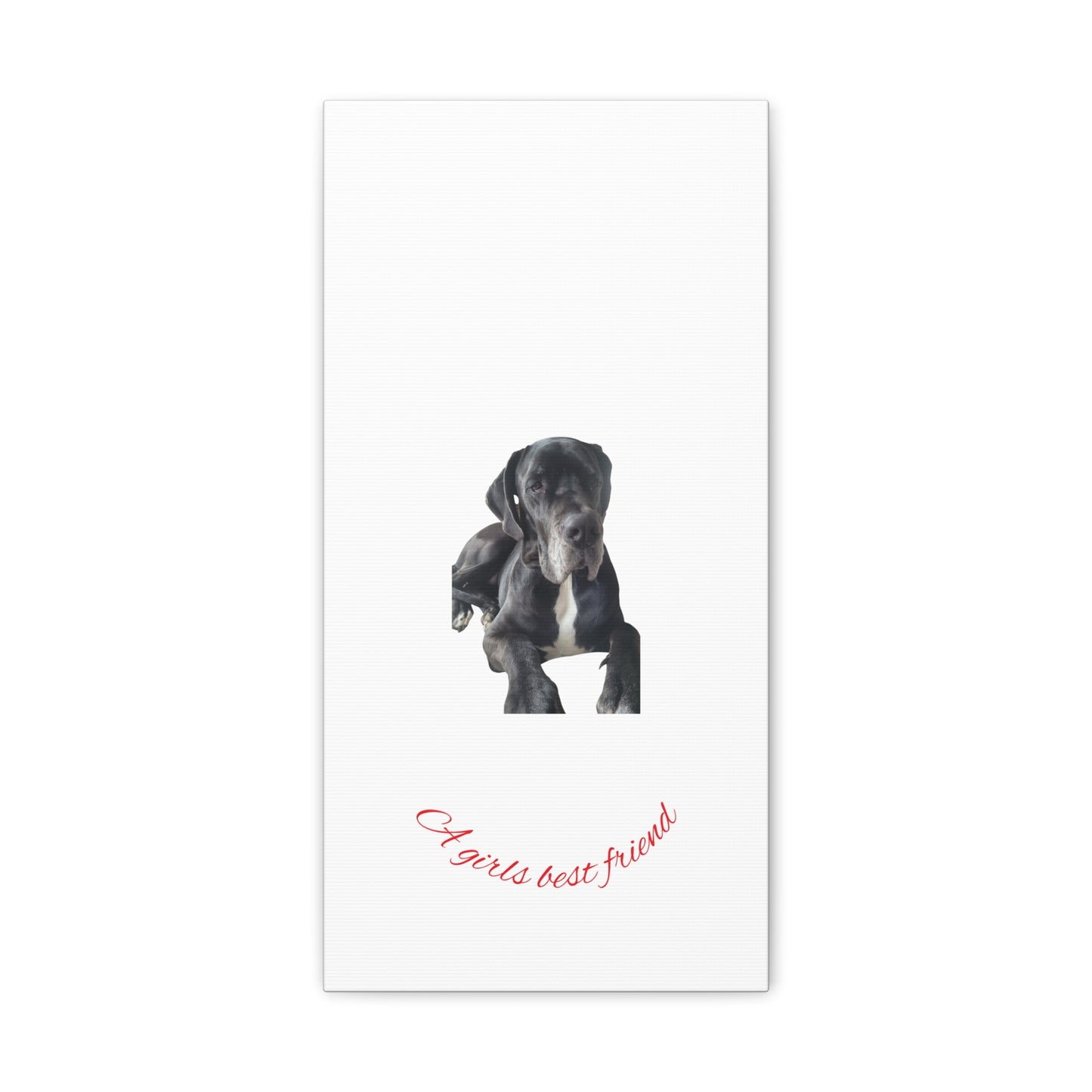 Personalized Dog Portrait Canvas Art - Custom Matte Wall Decor