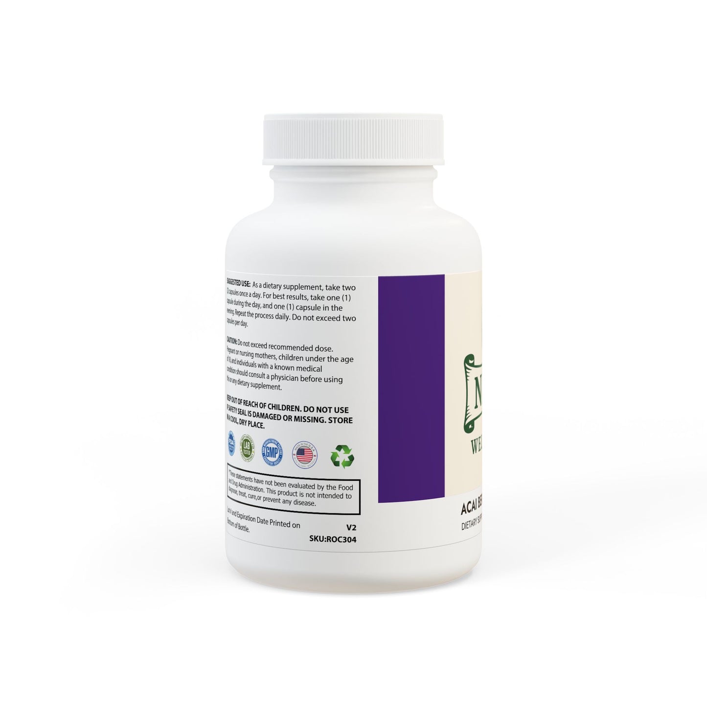 Acai Berry Complex Supplement (60 Capsules)