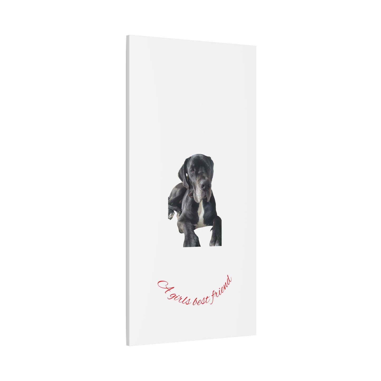 Personalized Dog Portrait Canvas Art - Custom Matte Wall Decor