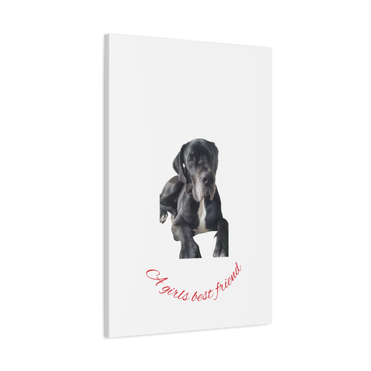 Personalized Dog Portrait Canvas Art - Custom Matte Wall Decor