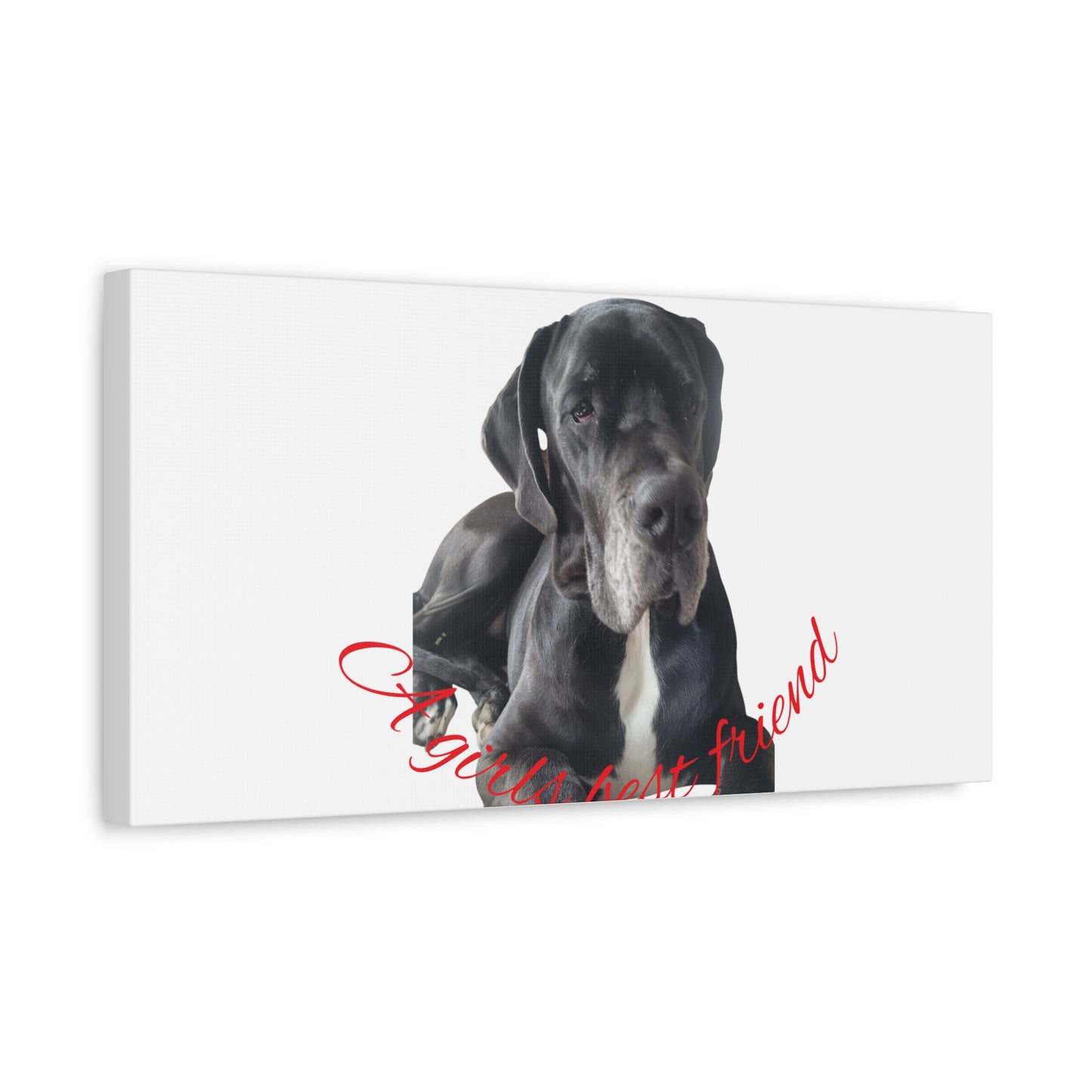 Personalized Dog Portrait Canvas Art - Custom Matte Wall Decor