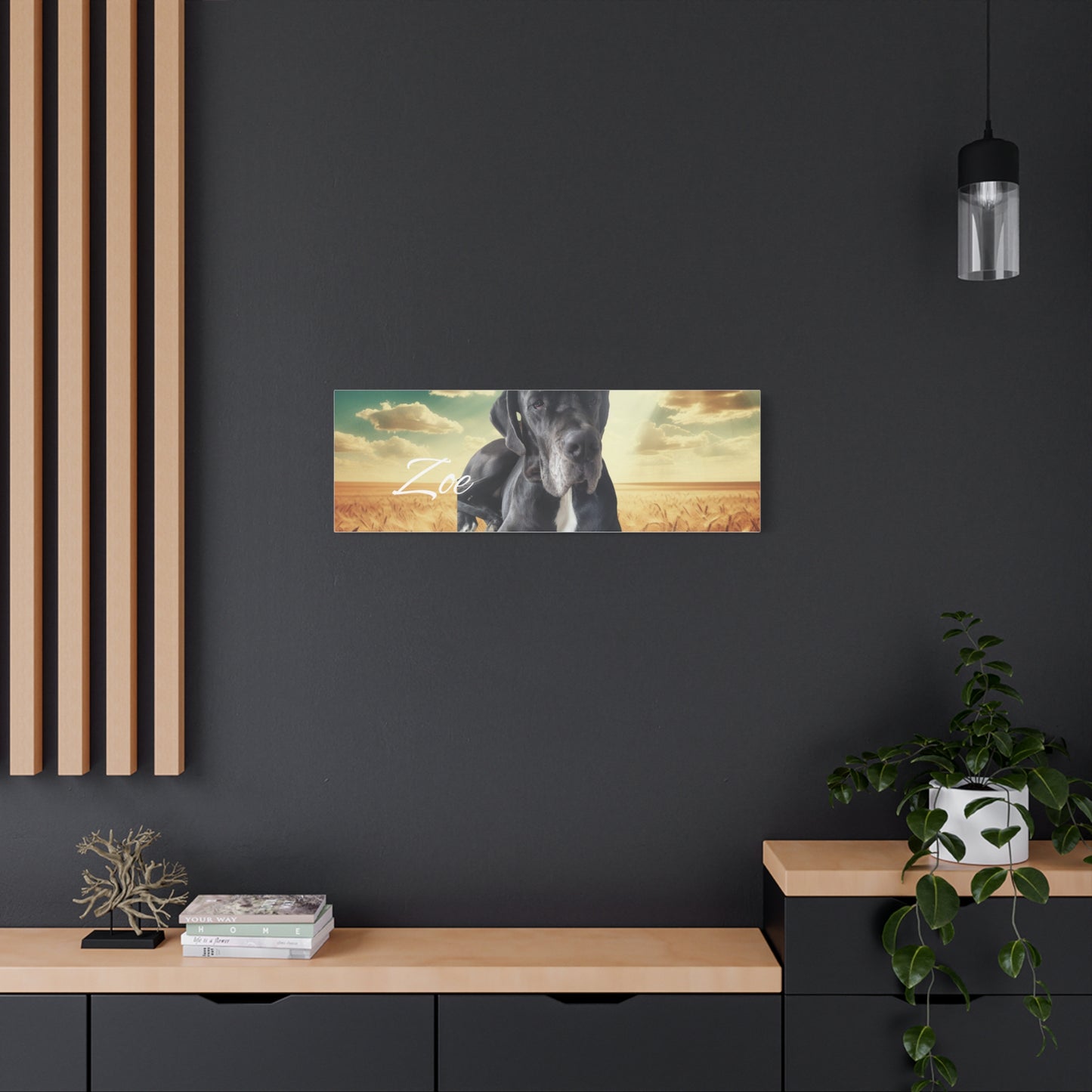 Personalized Dog Portrait Canvas - Custom Stretched Wall Art for Pet Lovers