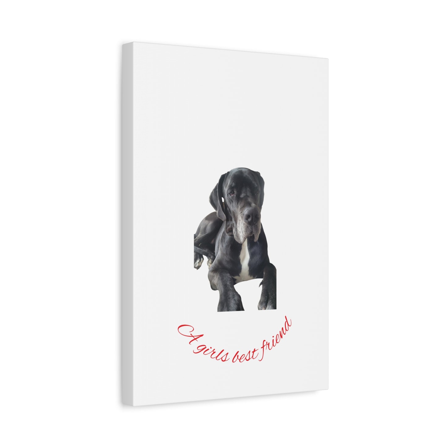 Personalized Dog Portrait Canvas Art - Custom Matte Wall Decor