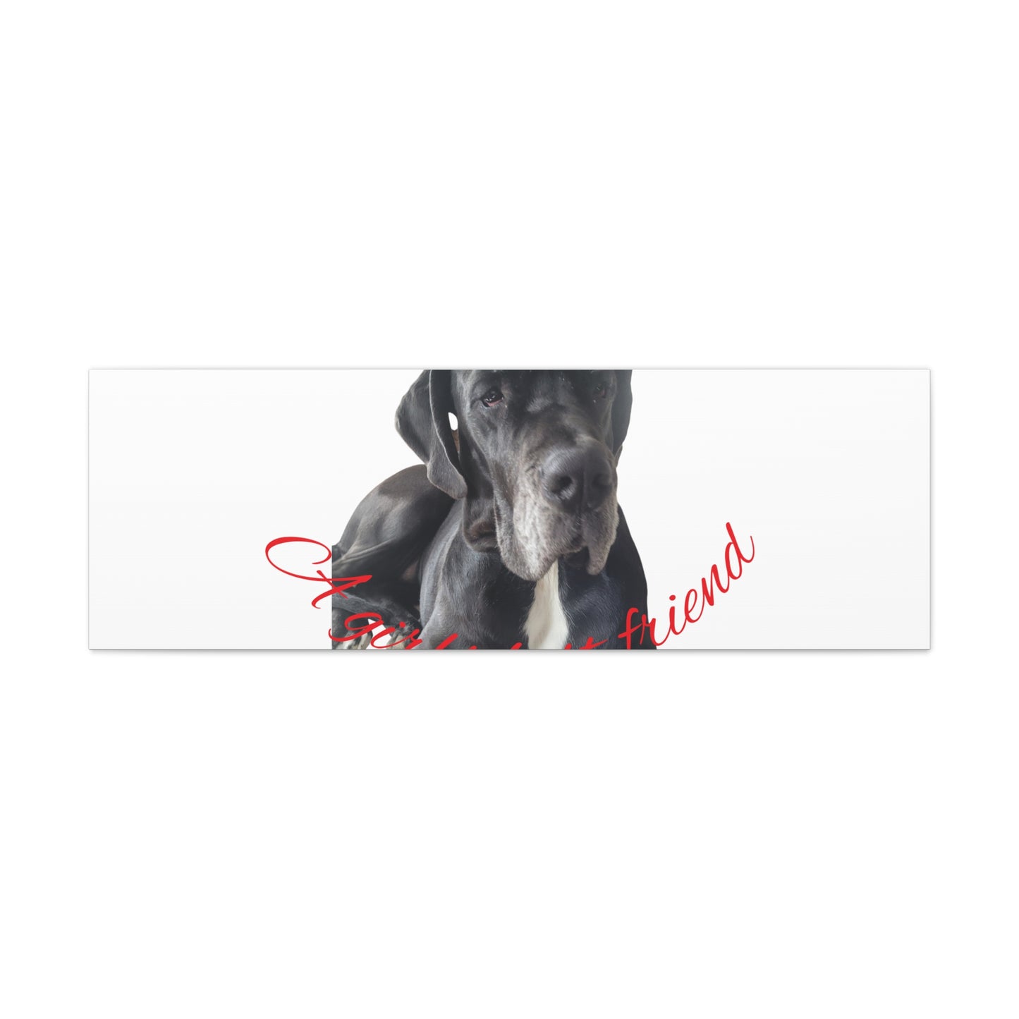 Personalized Dog Portrait Canvas Art - Custom Matte Wall Decor