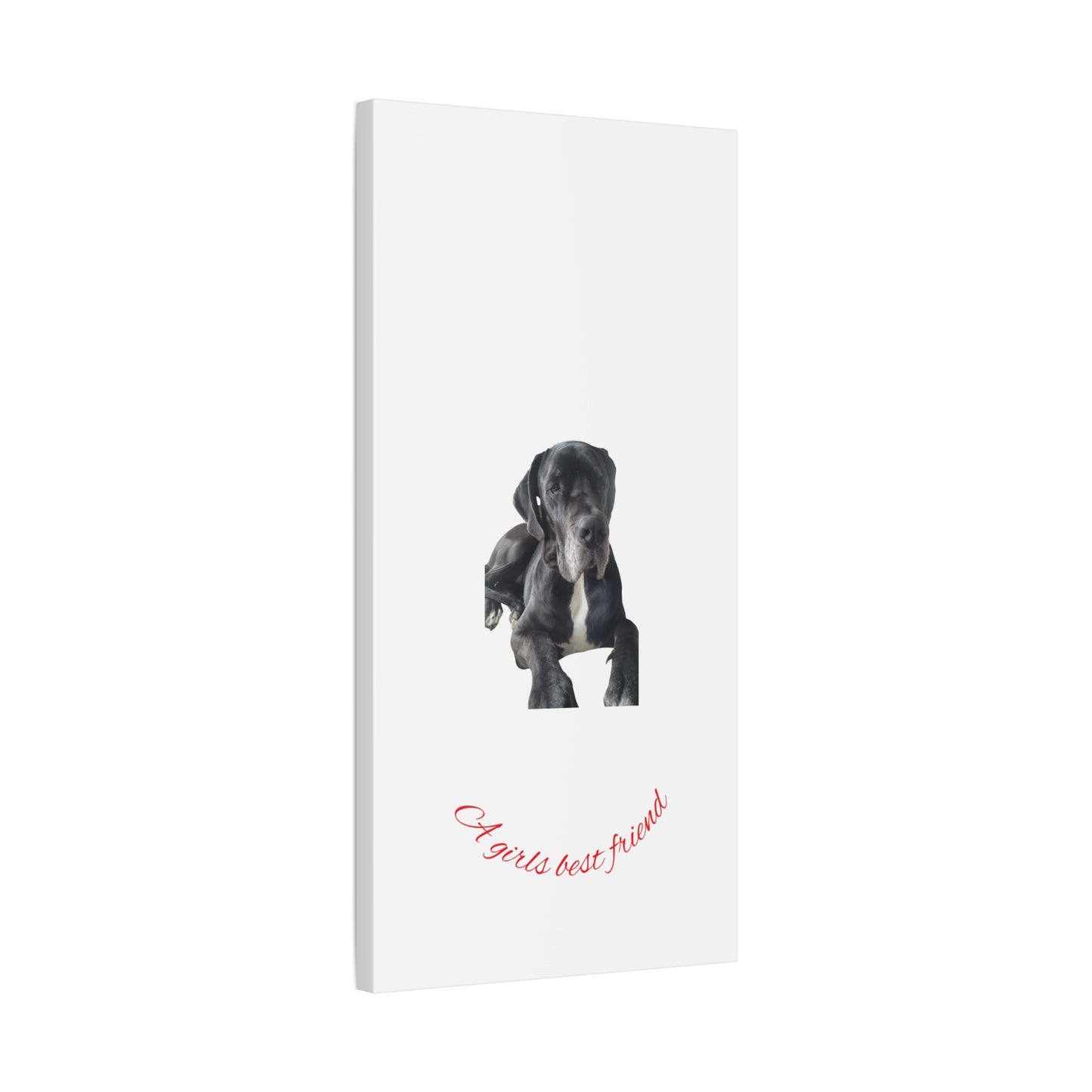 Personalized Dog Portrait Canvas Art - Custom Matte Wall Decor