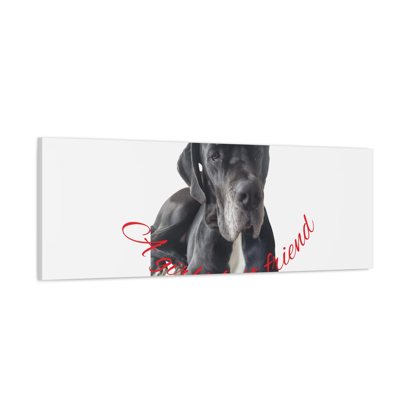 Personalized Dog Portrait Canvas Art - Custom Matte Wall Decor