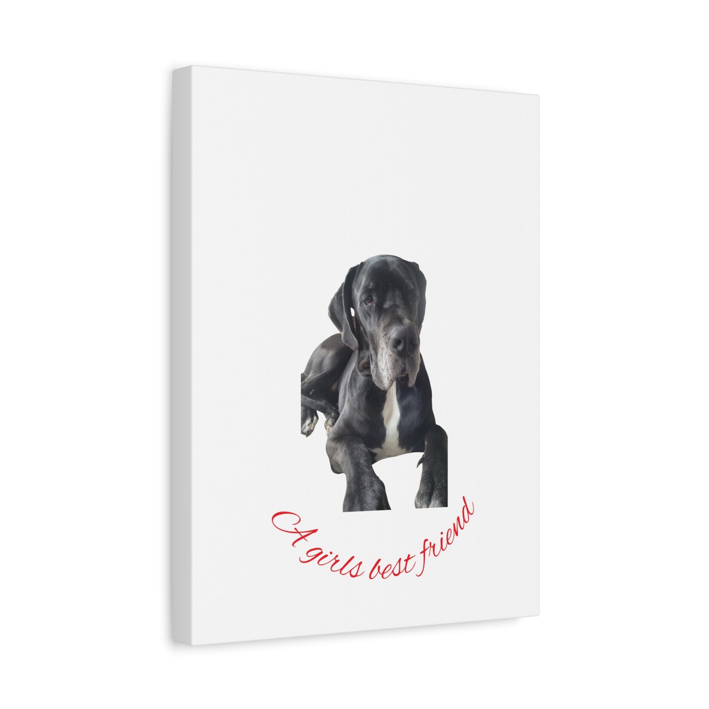 Personalized Dog Portrait Canvas Art - Custom Matte Wall Decor