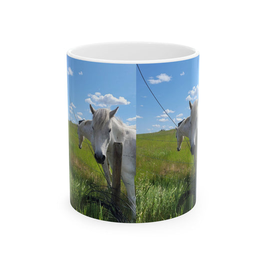 Majestic Horse Ceramic Mug - Perfect for Animal Lovers