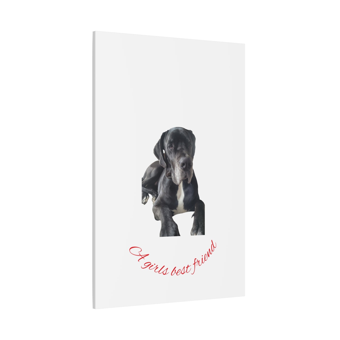 Personalized Dog Portrait Canvas Art - Custom Matte Wall Decor