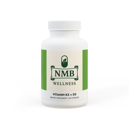 Vitamin K2 + D3 Supplement (60 Capsules)