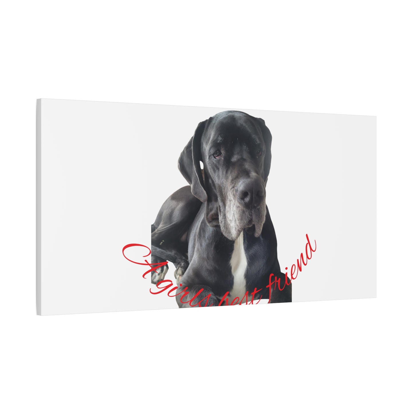 Personalized Dog Portrait Canvas Art - Custom Matte Wall Decor