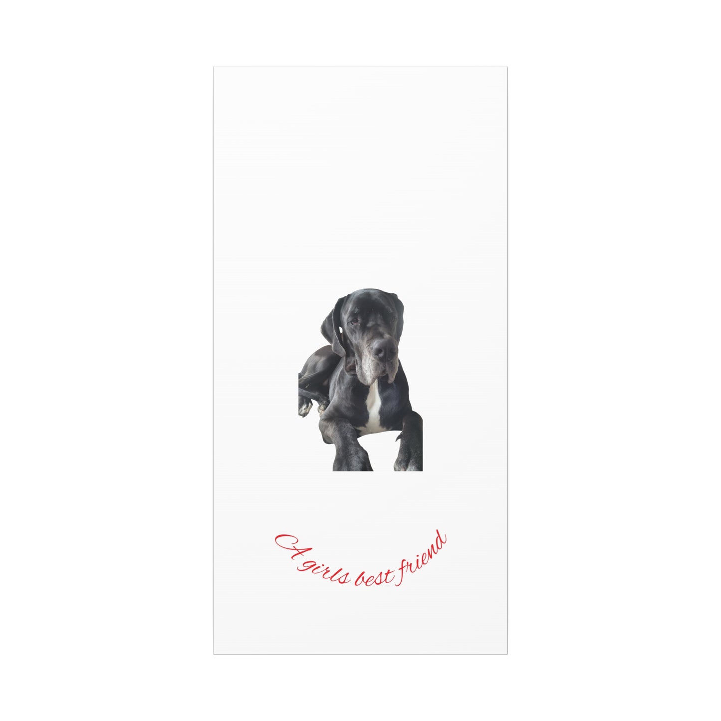 Personalized Dog Portrait Canvas Art - Custom Matte Wall Decor