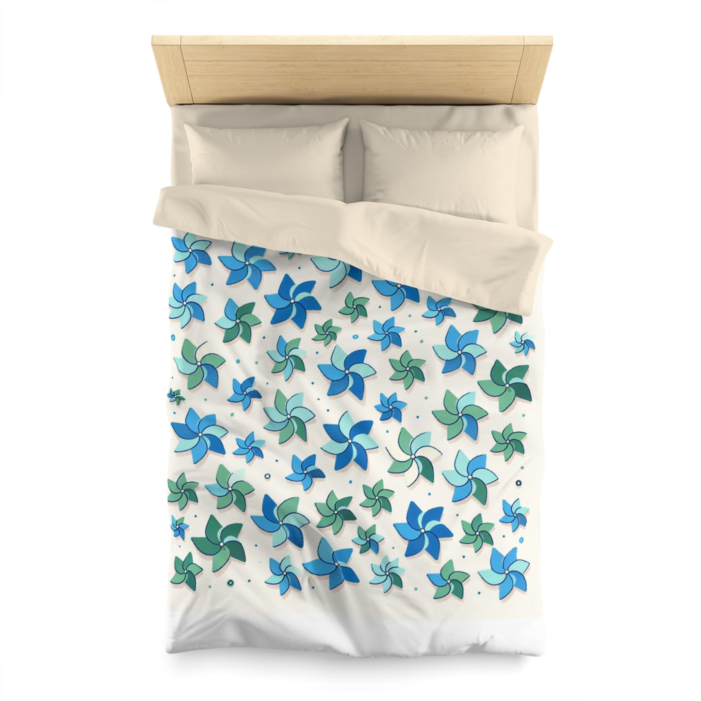 Pinwheel Microfiber Duvet Cover