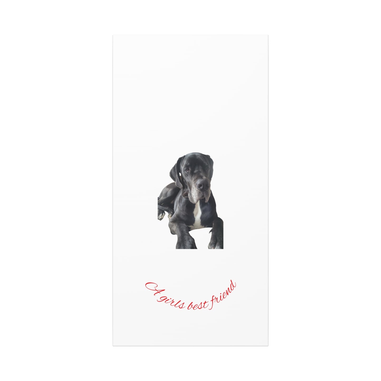 Personalized Dog Portrait Canvas Art - Custom Matte Wall Decor