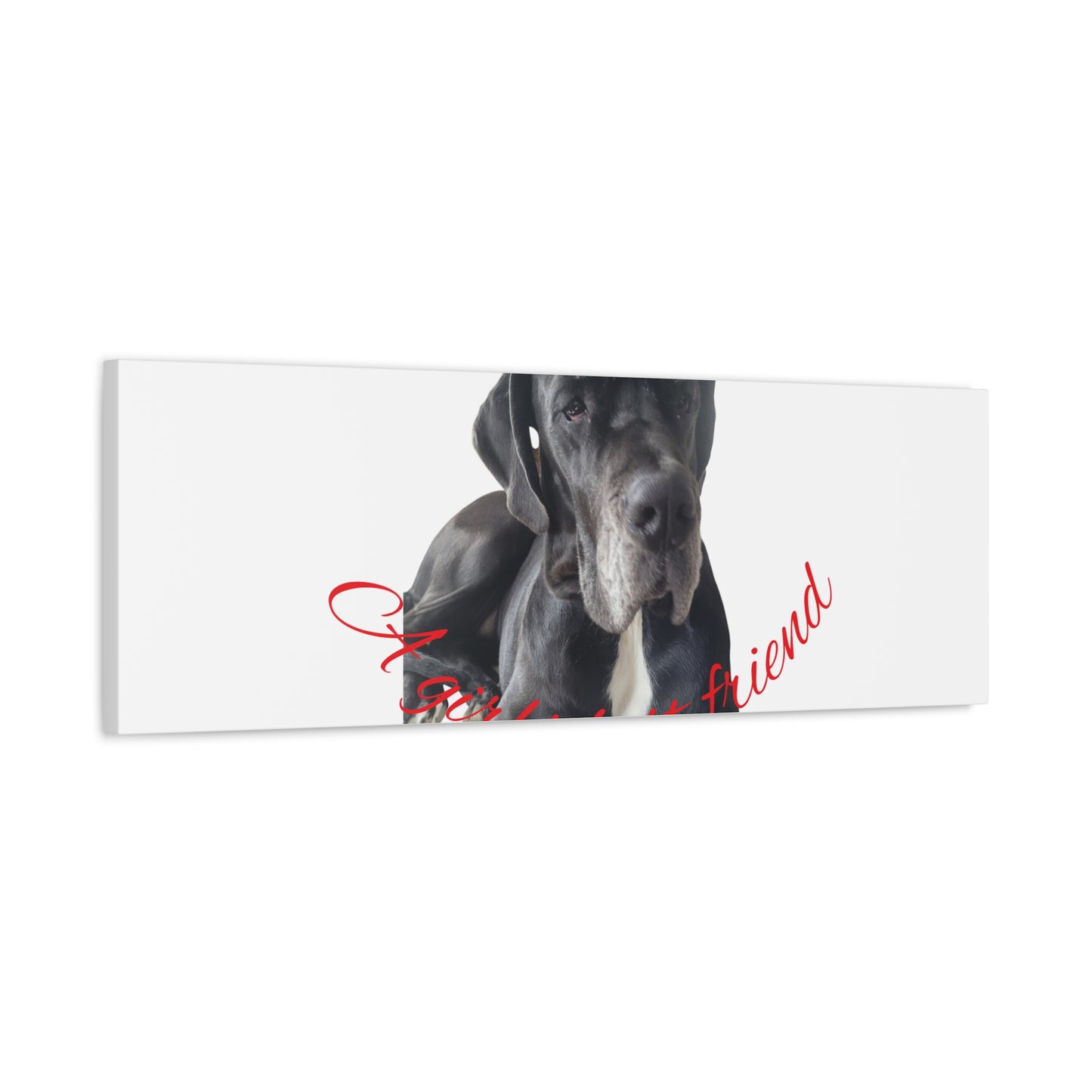 Personalized Dog Portrait Canvas Art - Custom Matte Wall Decor