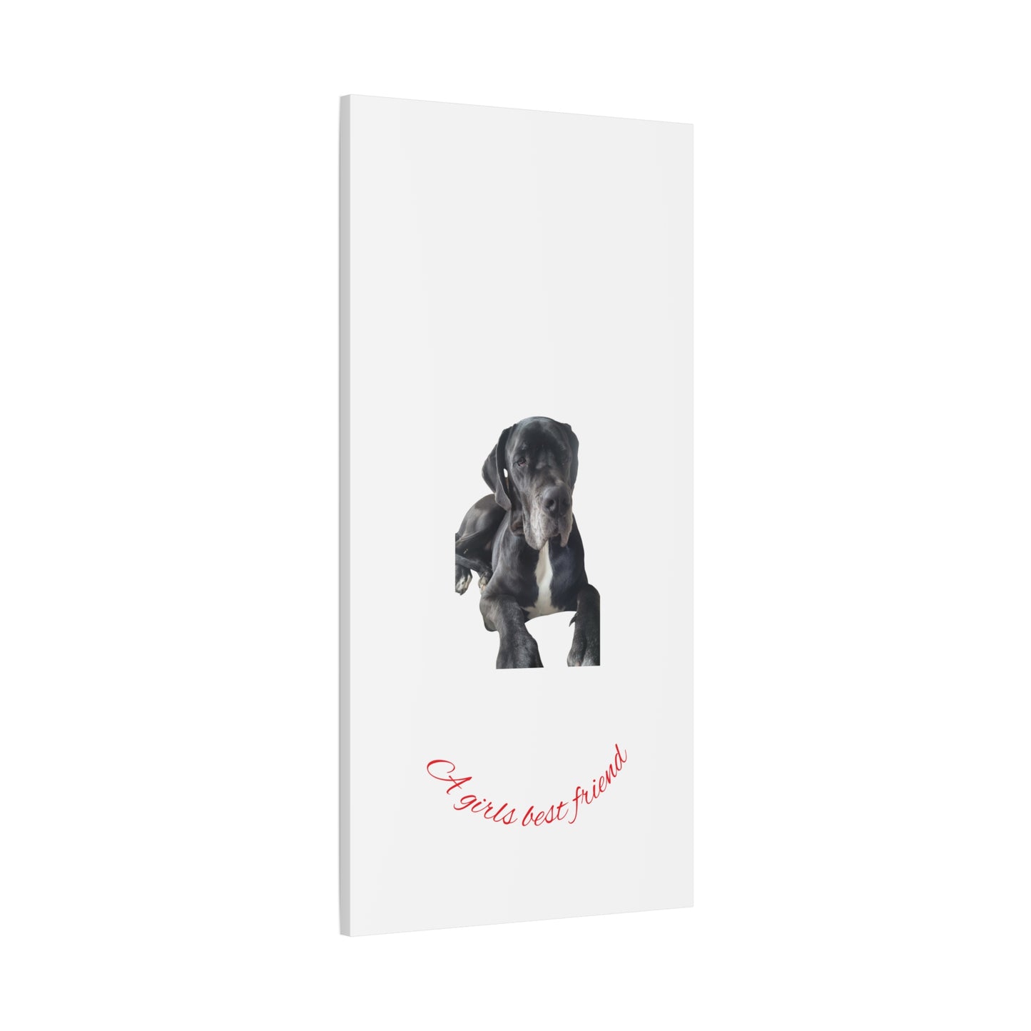 Personalized Dog Portrait Canvas Art - Custom Matte Wall Decor