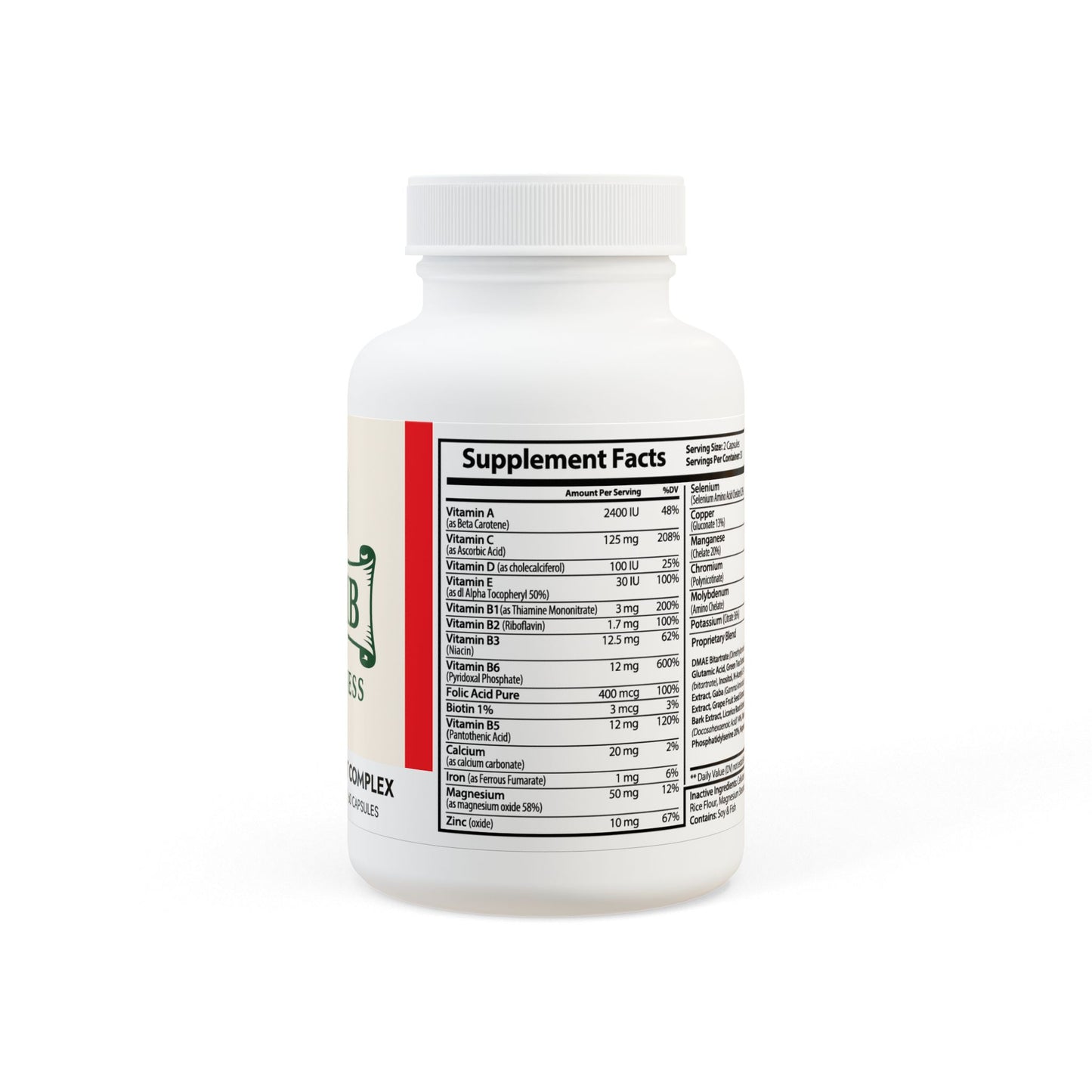 Brain Support Complex Supplement (60 Capsules)
