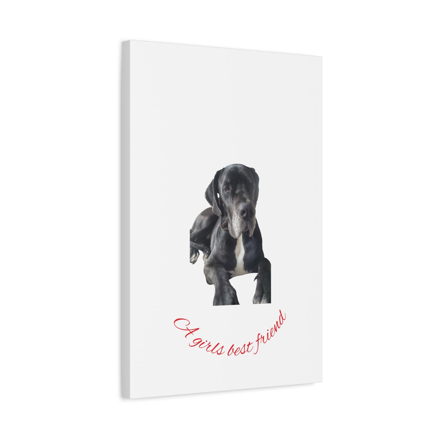 Personalized Dog Portrait Canvas Art - Custom Matte Wall Decor