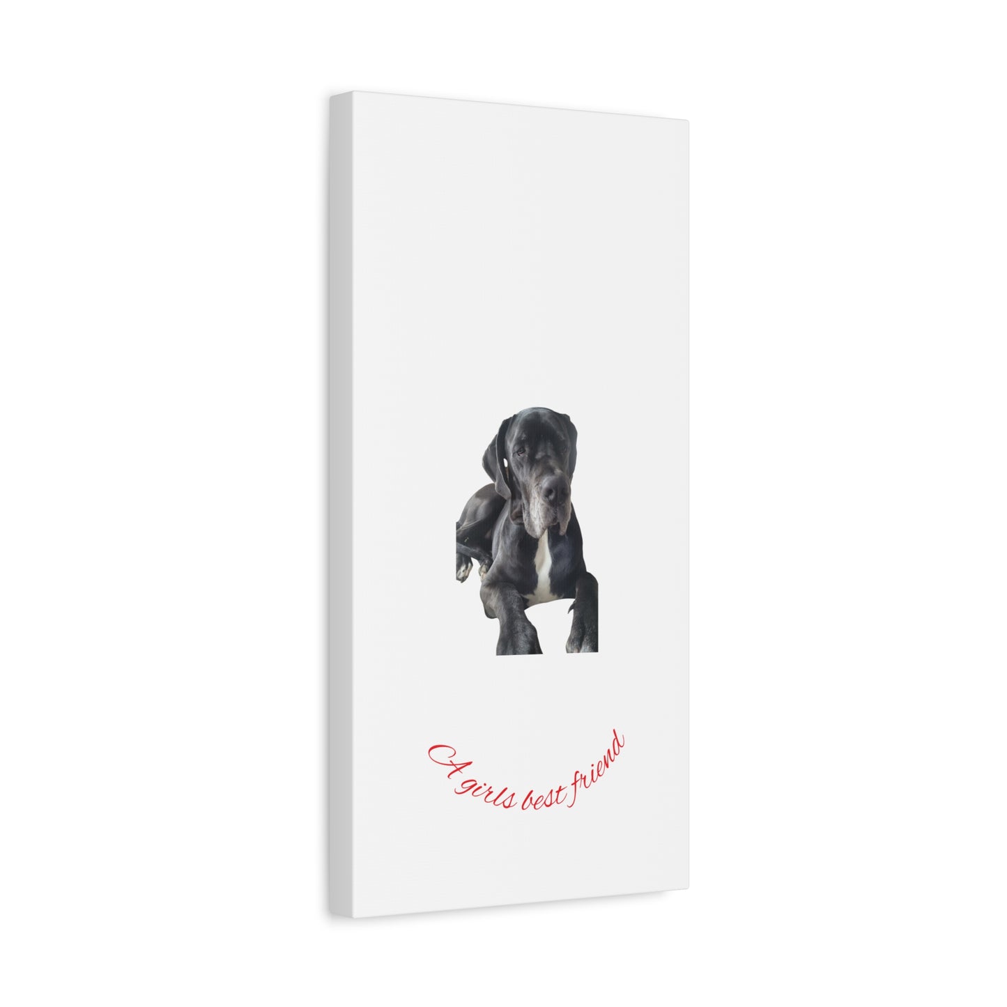 Personalized Dog Portrait Canvas Art - Custom Matte Wall Decor