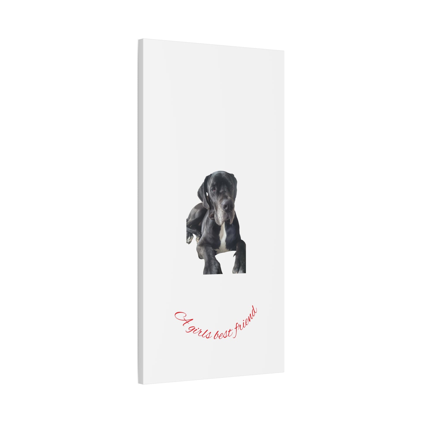 Personalized Dog Portrait Canvas Art - Custom Matte Wall Decor
