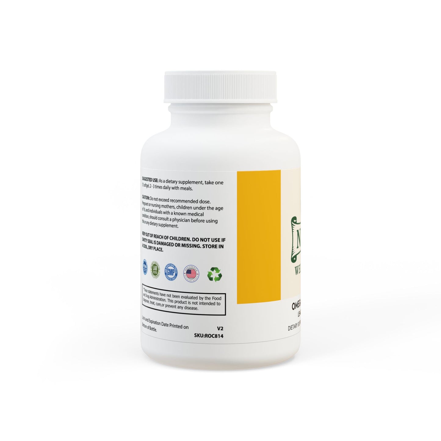 Omega 3 Fish Oil Supplement (60 Softgels)